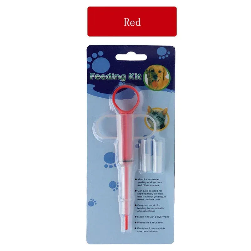 Pet feeding syringe safe and comfortable pet cat dog feeding medicine stick deworming liquid medicine syringe pet supplies - Urbizia