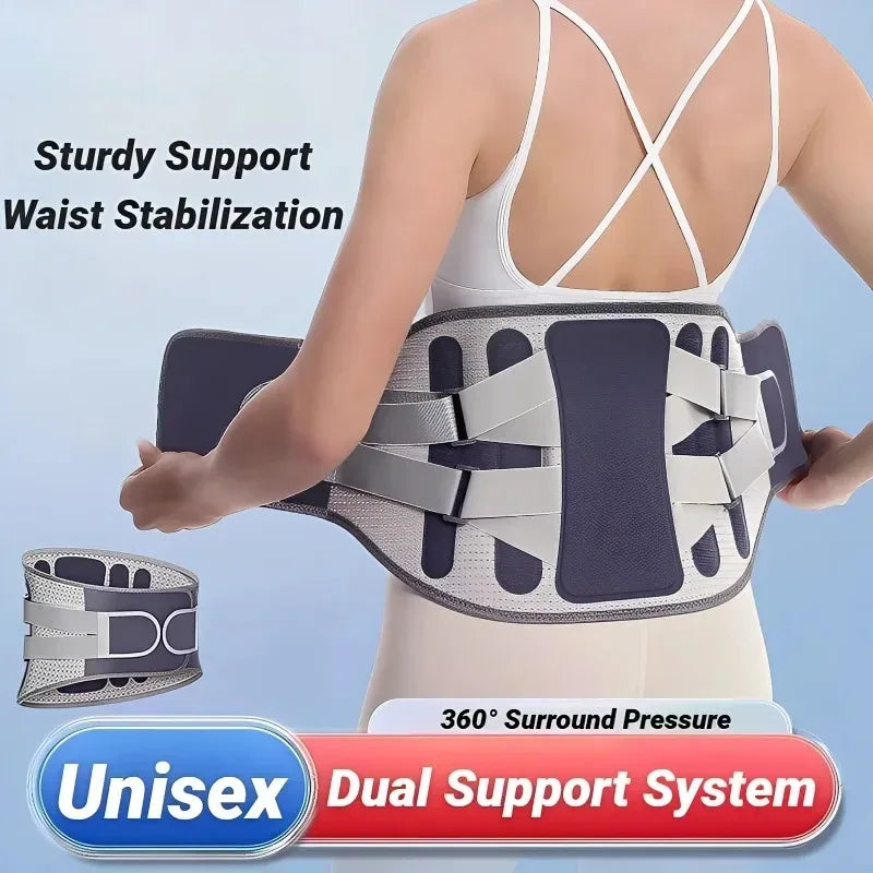 Back Brace Support Belt For Lower Pain Relief Adjustable Men Women Waist Lumbar Sciatica Scoliosis Herniated Disc Corset Posture