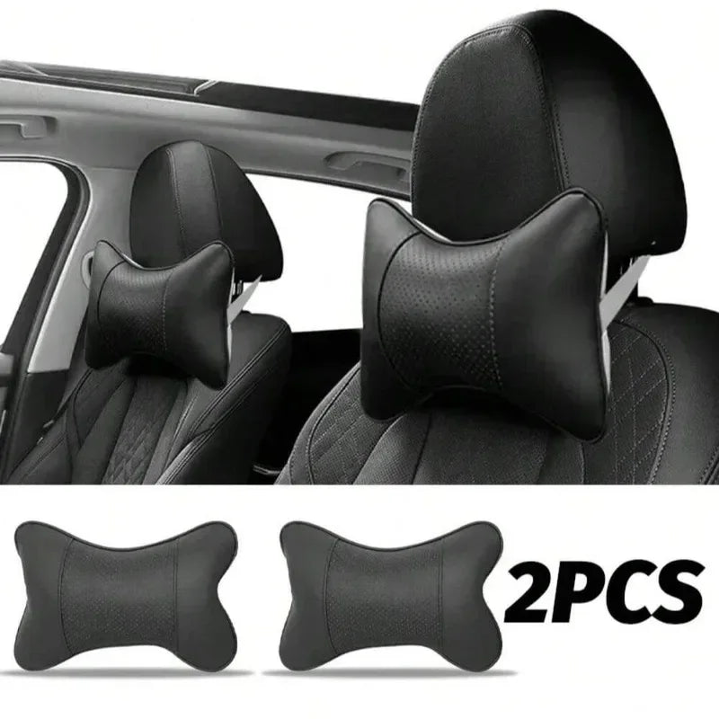 Auto Safety Car Seat Headrest with Breathable Mesh Relax Pillow Head And Neck Rest Cushion Auto Protector - Urbizia