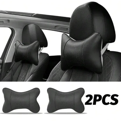 Auto Safety Car Seat Headrest with Breathable Mesh Relax Pillow Head And Neck Rest Cushion Auto Protector - Urbizia