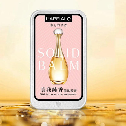 Solid Perfume Balm for Long-Lasting Fresh Fragrance