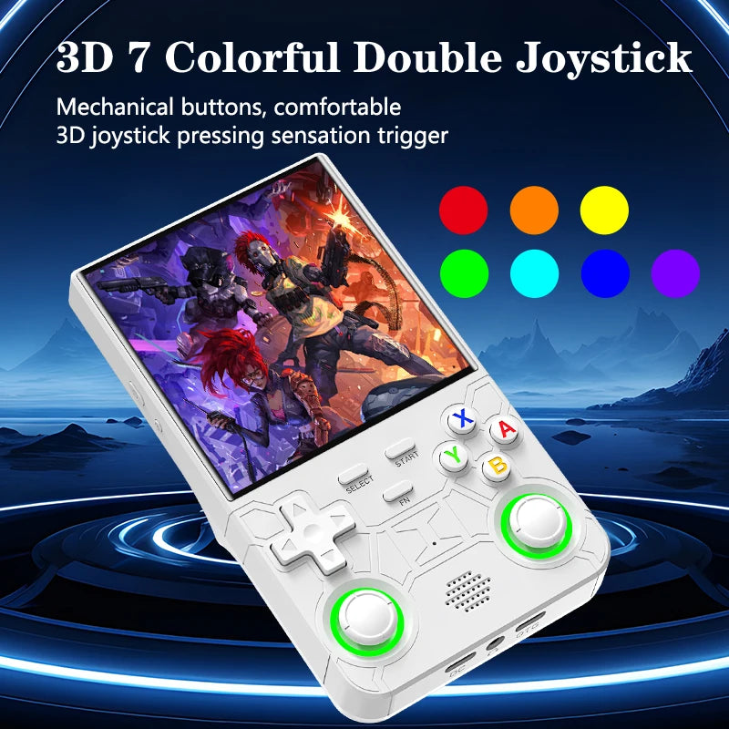 New R36 128GB Ultra Retro Handheld Game Console 4.0-inch Open-Source Linux System Portable Video Player