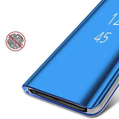 360° Full Protected Flip Mirror Phone Case For iPhone 17 16 15 14 13 11 12 Pro Max Fully Covered Standing Bracket Bumper Cover