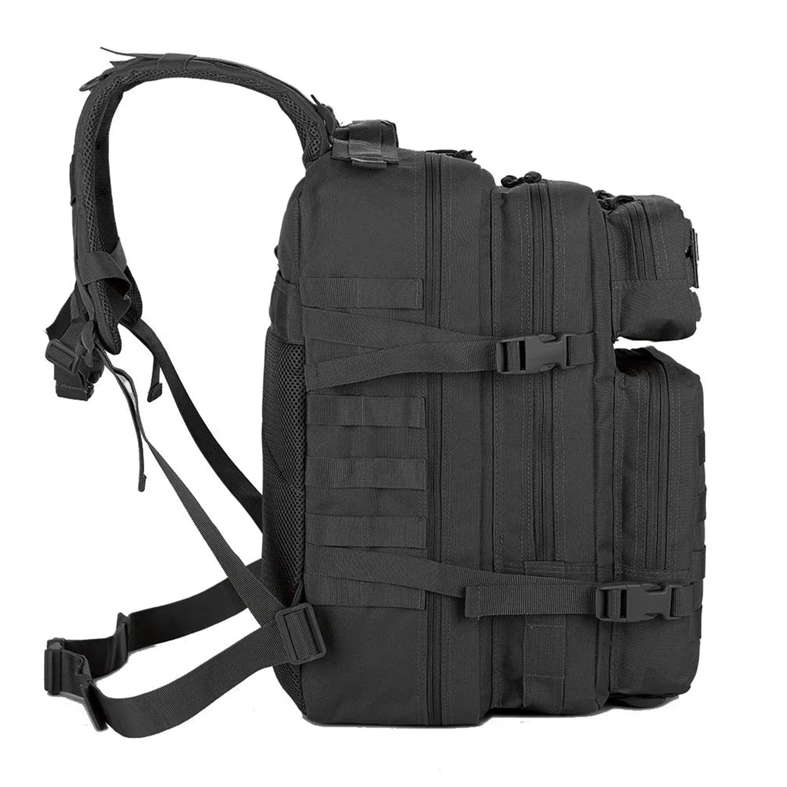 45L Tactical Backpacks Molle Assault Pack 3 Day Bug Out Bag Hiking Treeking Rucksack Fitness Camping, Daily Work - Urbizia