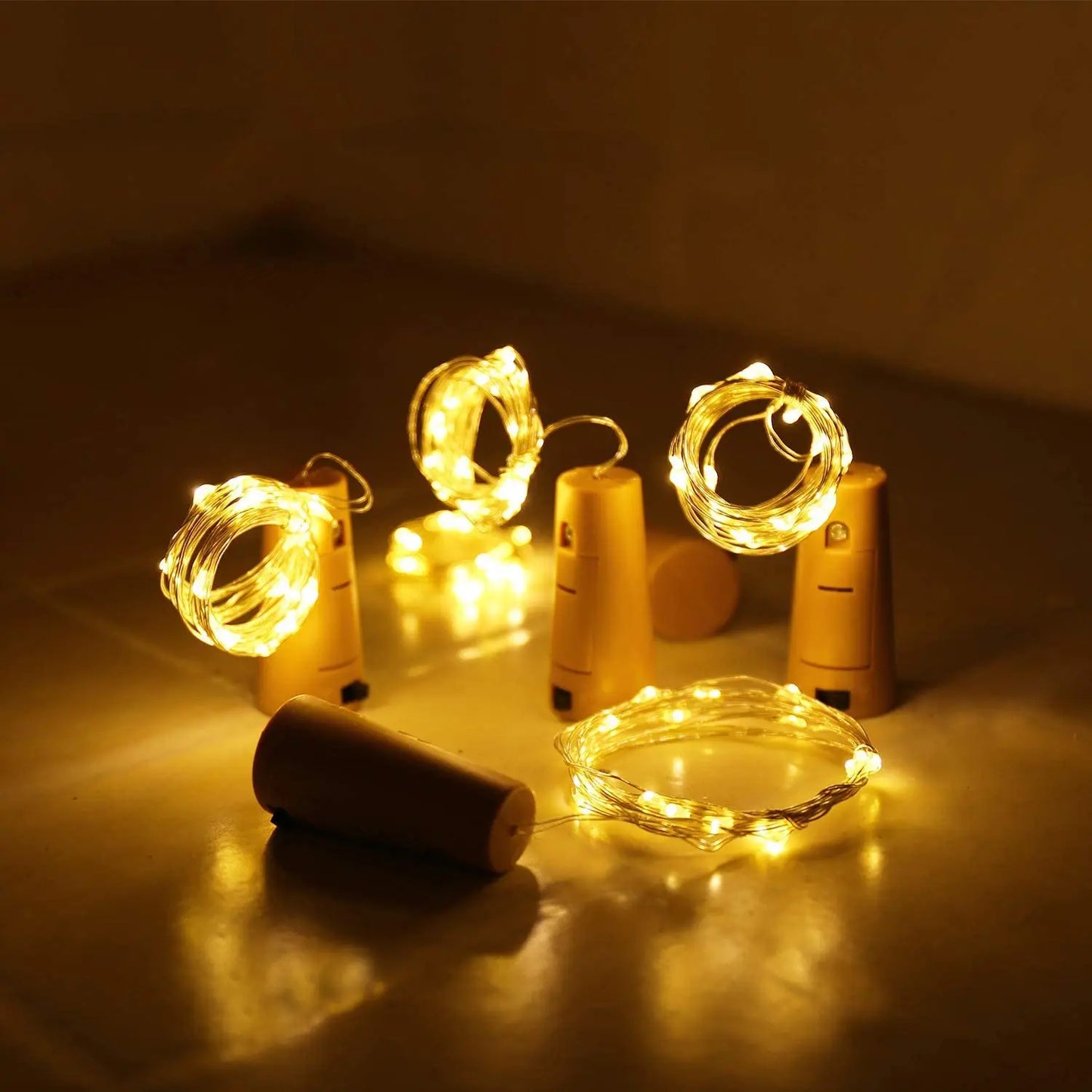 Bar LED Wine Bottle Cork String Lights (2M)