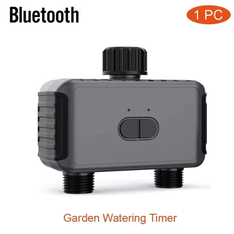 Tuya Smart Garden Watering Timers 2 Outlet Sprinkler Drip Irrigation Controller Water Valve Rain Delay Programmable Controllers - Urbizia