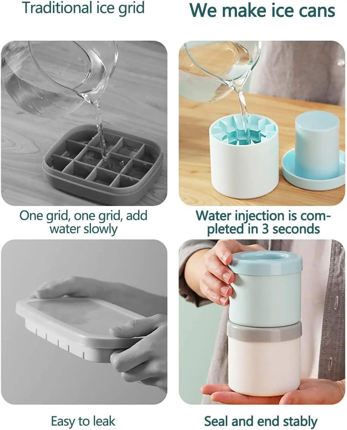 Mini Silicone Ice Cube Tray Small Freezer Mold