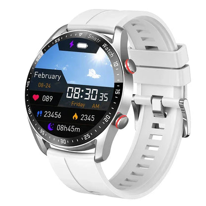 ECG+PPG Bluetooth Call Smart Watch Men Laser Health Blood Pressure Fitnes Sports Watches Man Sports Waterproof Smartwatch+Box - Urbizia