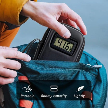 With Thermometer Display Insulin Cooler Travel Case Waterproof Thermal Insulated Refrigerated Medicine Organizer Bag