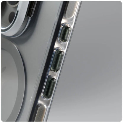 Luxury Lens Holder Shockproof Magnetic Case For iPhone 16 15 14 Plus 13 12 17 Pro Max 17Air 16e Magsafe Fashion Clear Cover