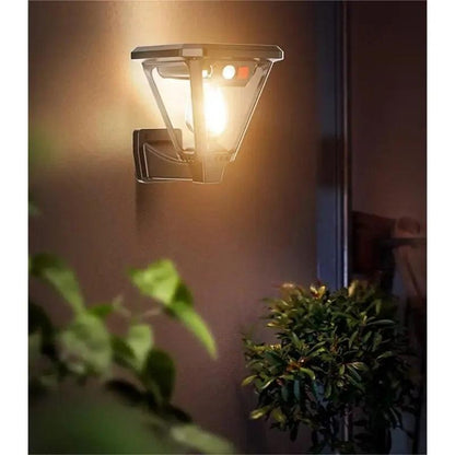 Solar Motion Sensor Light Outdoor LED Waterproof Lawn Street Garden Villa Porch Wall Mounted and Plug-in Dual-Purpose Camping