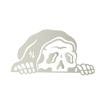 Grim Reaper Vinyl Sticker – Spooky Skeleton Peeker Decal