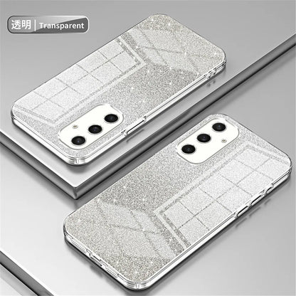 FLYKYLIN Luxury Gradient Glitter Bling Plating Case For Samsung Galaxy S24 S23 S21 Fe S22 Plus Ultra 5G Soft Silicone Back Cover