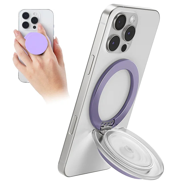 Grippopso NEW Magnetic Phone Grip for MagSafe 360° Rotate Phone Ring Holder And Kickstand For Samsung For iPhone 16/15/14/13/12