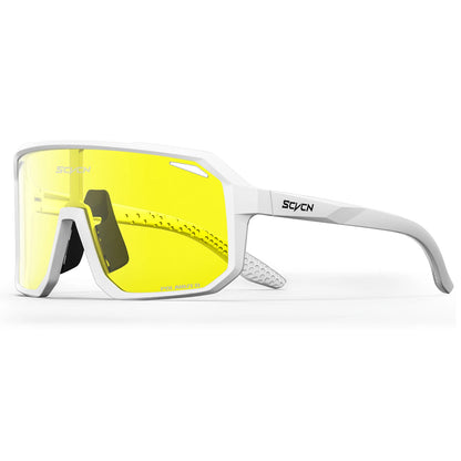 SCVCN Night Vision Glasses Cycling Glasses Driving Eyewear Fashion Polarized Sunglasses Y2K UV400 Eyeglasses Mtb Goggles Man