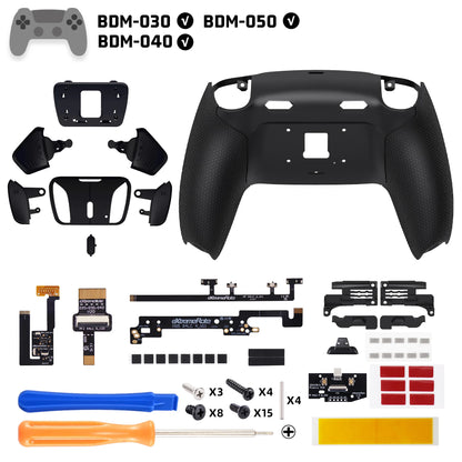 eXtremeRate RISE4 Plus MAX Remappable Back Button Kit w/Clicky Trigger Stop & Rubberized Grip for ps5 Controller BDM-030 040 050