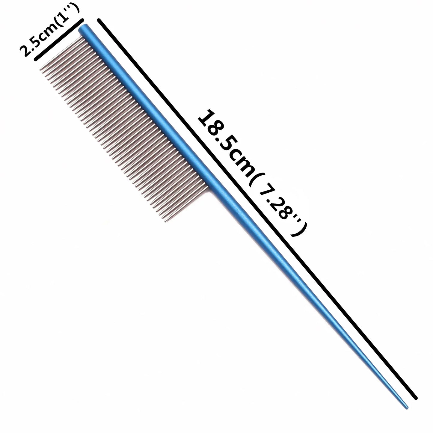 Pet Grooming Combs Aluminum Alloy Brush For Dogs Boundary Knot Massage Tools Professional Salon Cat Hair Cleaning Crescent Combs - Urbizia