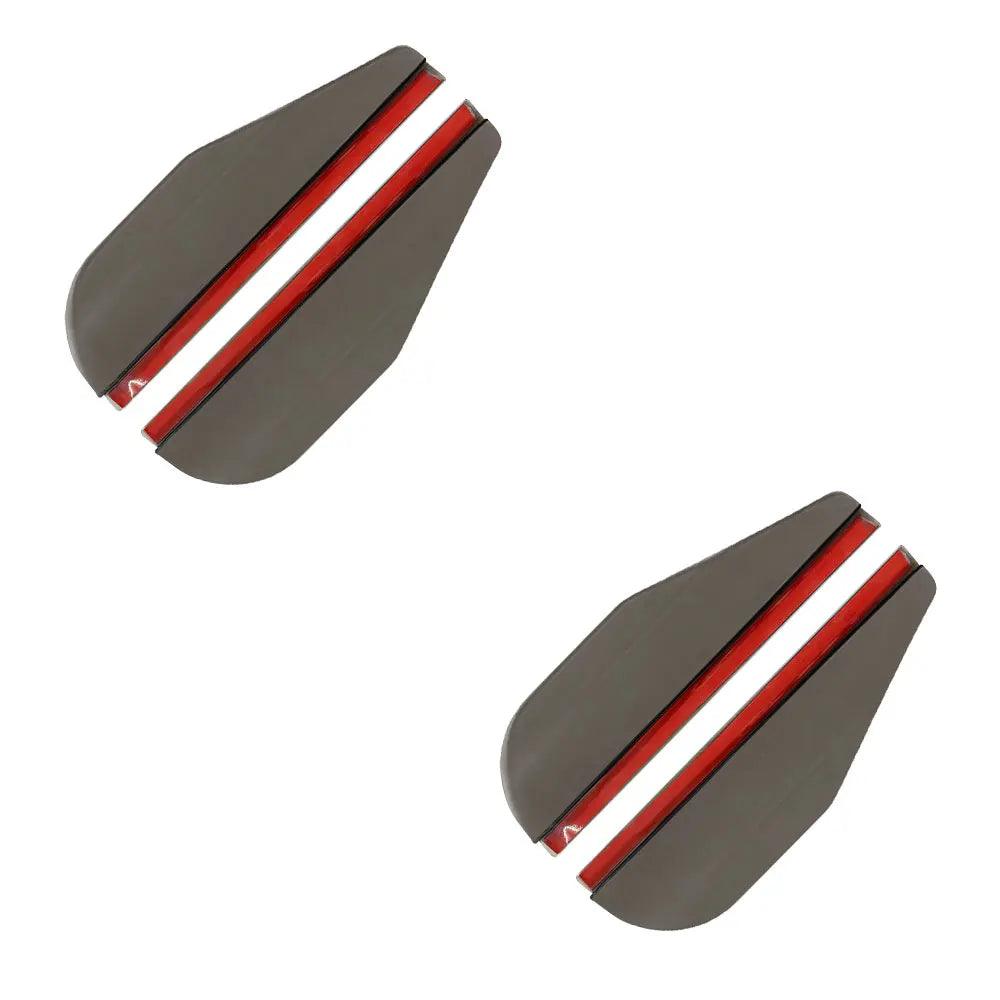 Car Rearview Mirror Rain Eyebrow & Sun Visor Cover – 2pcs