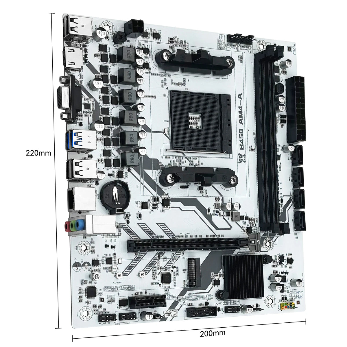 MACHINIST B450 AM4 Motherboard AMD CPU Processor Dual-channel DDR4 Memory Mainboard M.2 NVME (Supports Ryzen 5500 5600 5600G CPU)