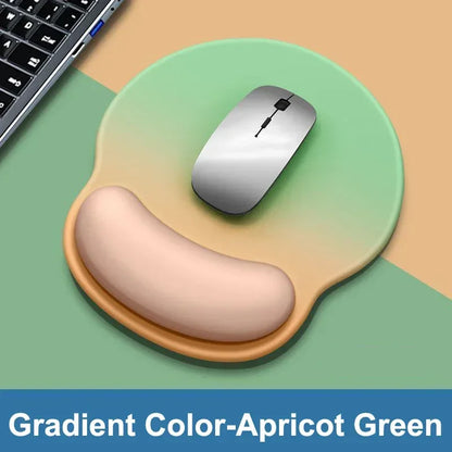 Gradient color mouse pad comfortable wrist rest non-slip mouse pad soft mouse pad wrist rest computer desktop silicone mouse pad - Urbizia