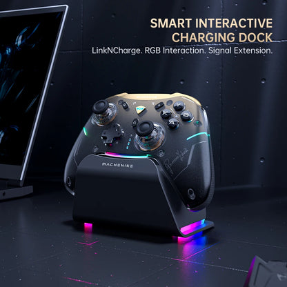 MACHENIKE G5Pro V2 Tri Mode Gaming Controller Optical Trigger ABXY Button Hot-Swappable Joystick 4K Resolution For Switch PC