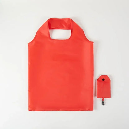 In The Case of Women's Solid-color Eco-friendly, Foldable and Reusable Shopping Bags for Polyester Travel Groceries