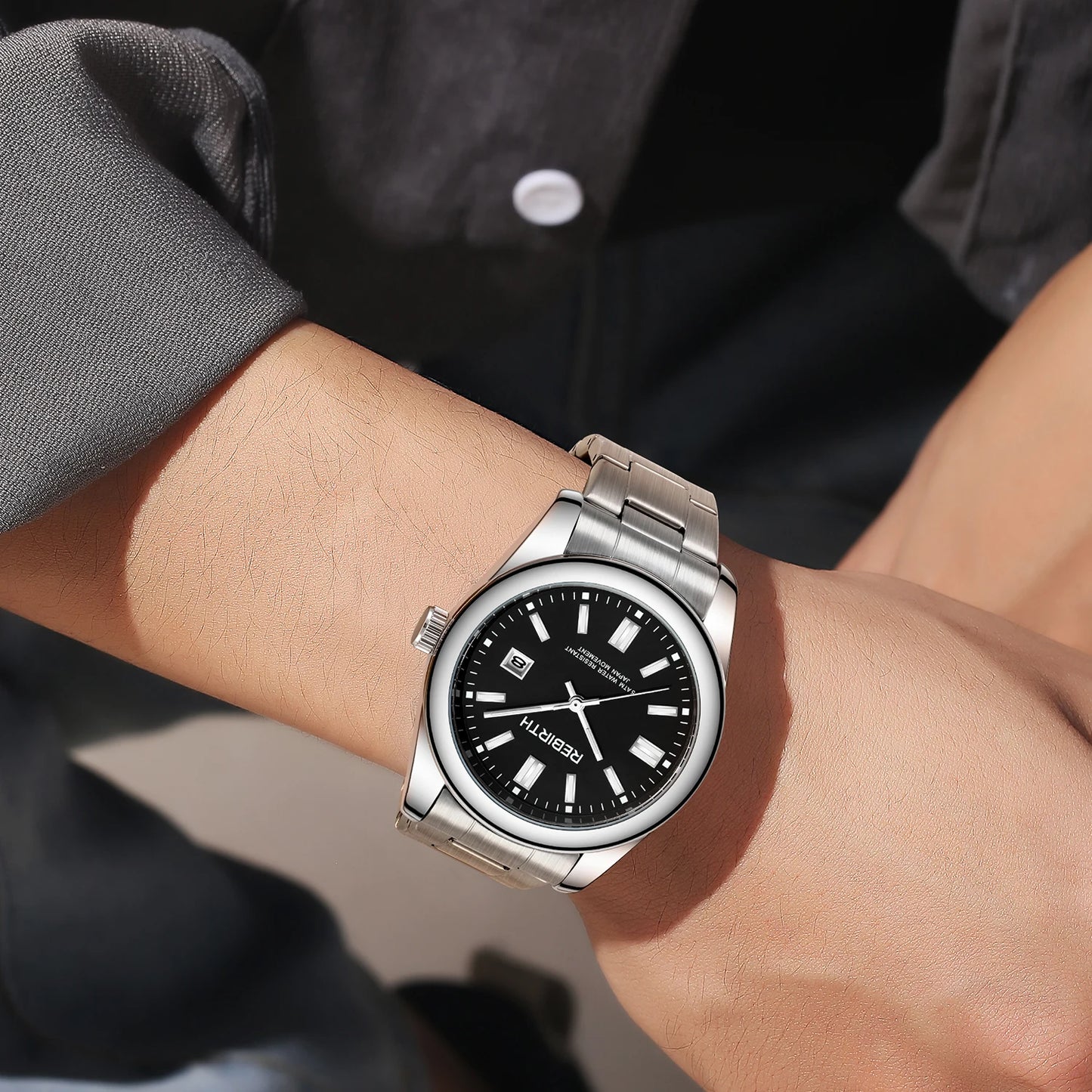 Business Elegant Casual Versatile Generous Quartz Watch Suitable for Daily Wear