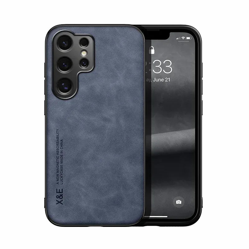 Luxury Ultra-Thin PU Leather Phone Case for Samsung Galaxy