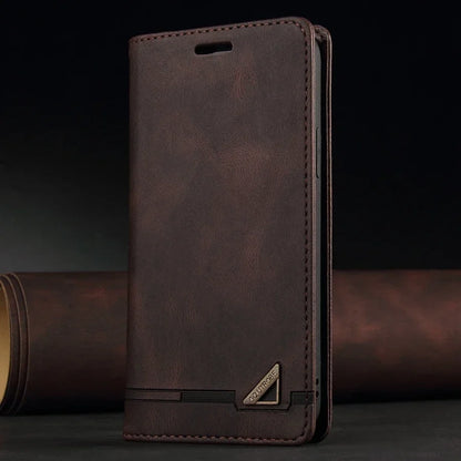 Luxury Wallet Card Slot RFID Blocking Magnetic Flip Leather Case For Samsung Galaxy S26 Ultra S26 Plus S26 Cover Shell