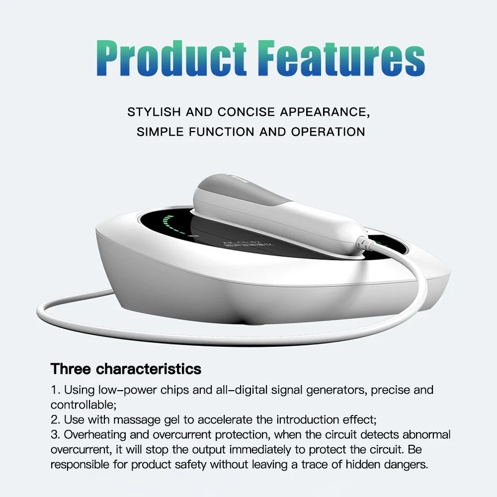 Ultrasound Physiotherapy Massage Device – 1MHz Pain Relief for Muscles & Joints