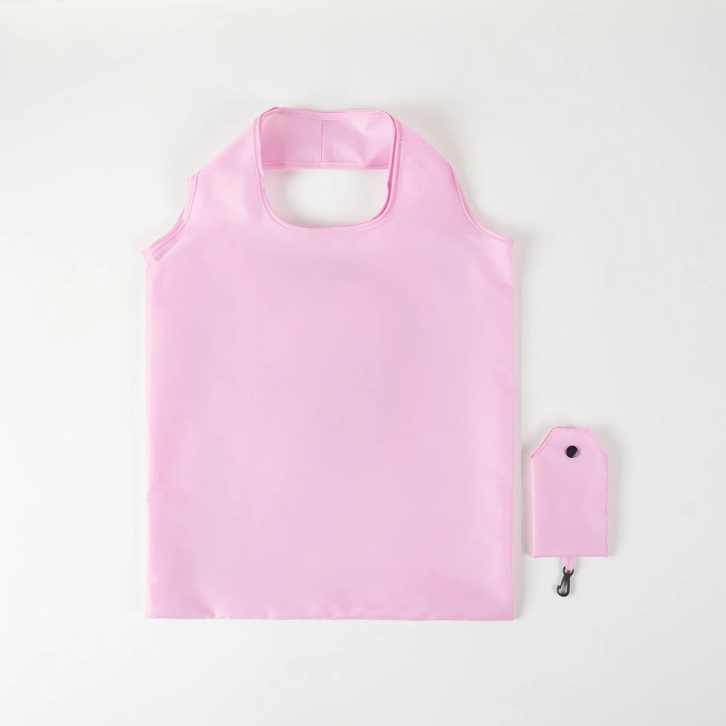 In The Case of Women's Solid-color Eco-friendly, Foldable and Reusable Shopping Bags for Polyester Travel Groceries