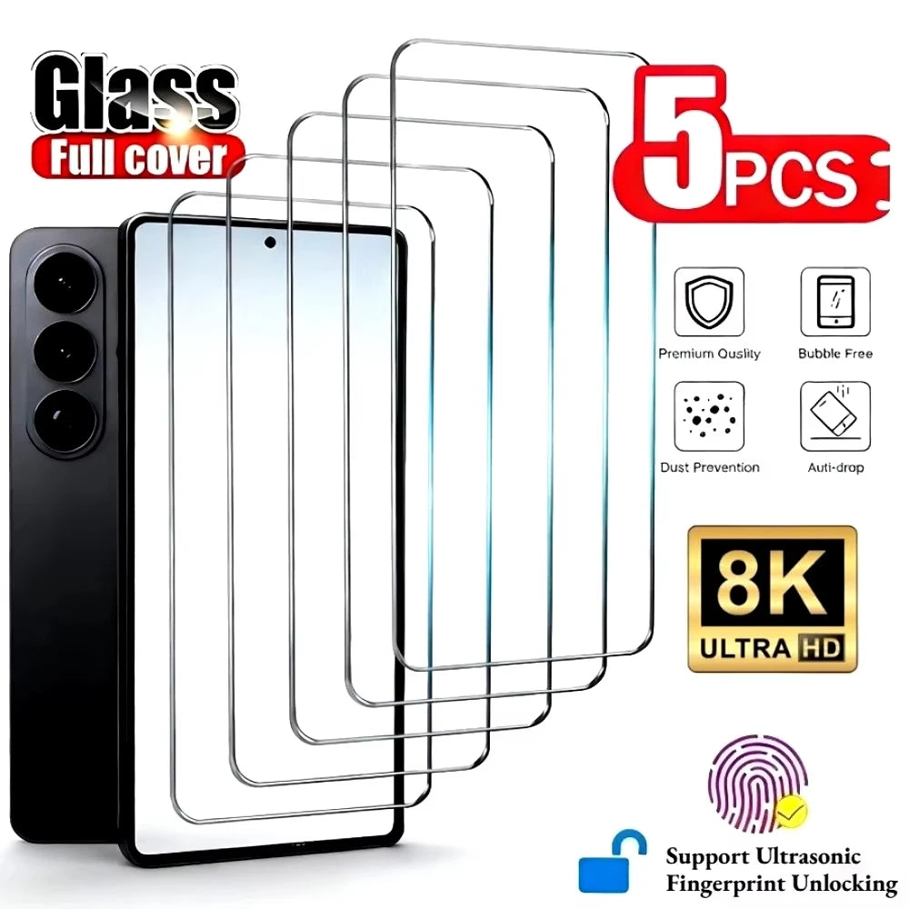 1-5Pcs Unlock Screen Protectors For Samsung Galaxy S26 Ultra S26+ Plus S 26 S26Ultra S25 S24 S23 S22 Plus Edge HD Tempered Glass