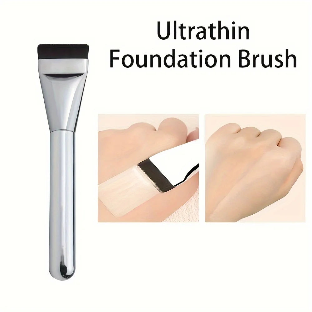 Oval Foundation Brush Ultra‑Fine Makeup Contour Brush