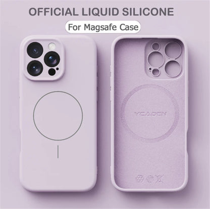 Magnetic Liquid Soft Silicone For Magsafe Case For Samsung Galaxy S26 S25 S24 S23 S22 Ultra Plus S26Ultra Shockproof Cover