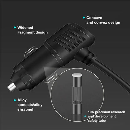3-in-1 USB Car Charger Adapter - Urbizia