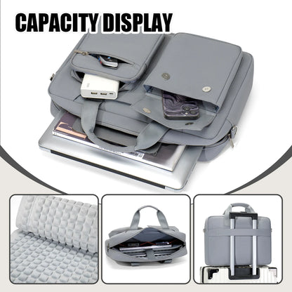 Laptop Bag for Commuting, Suitable for Apple MacBook Air 13, Lenovo Xiaoxin Pro 14, Huawei Matebook 16inch, Dell 15.6inch Protective Case for Women and Men