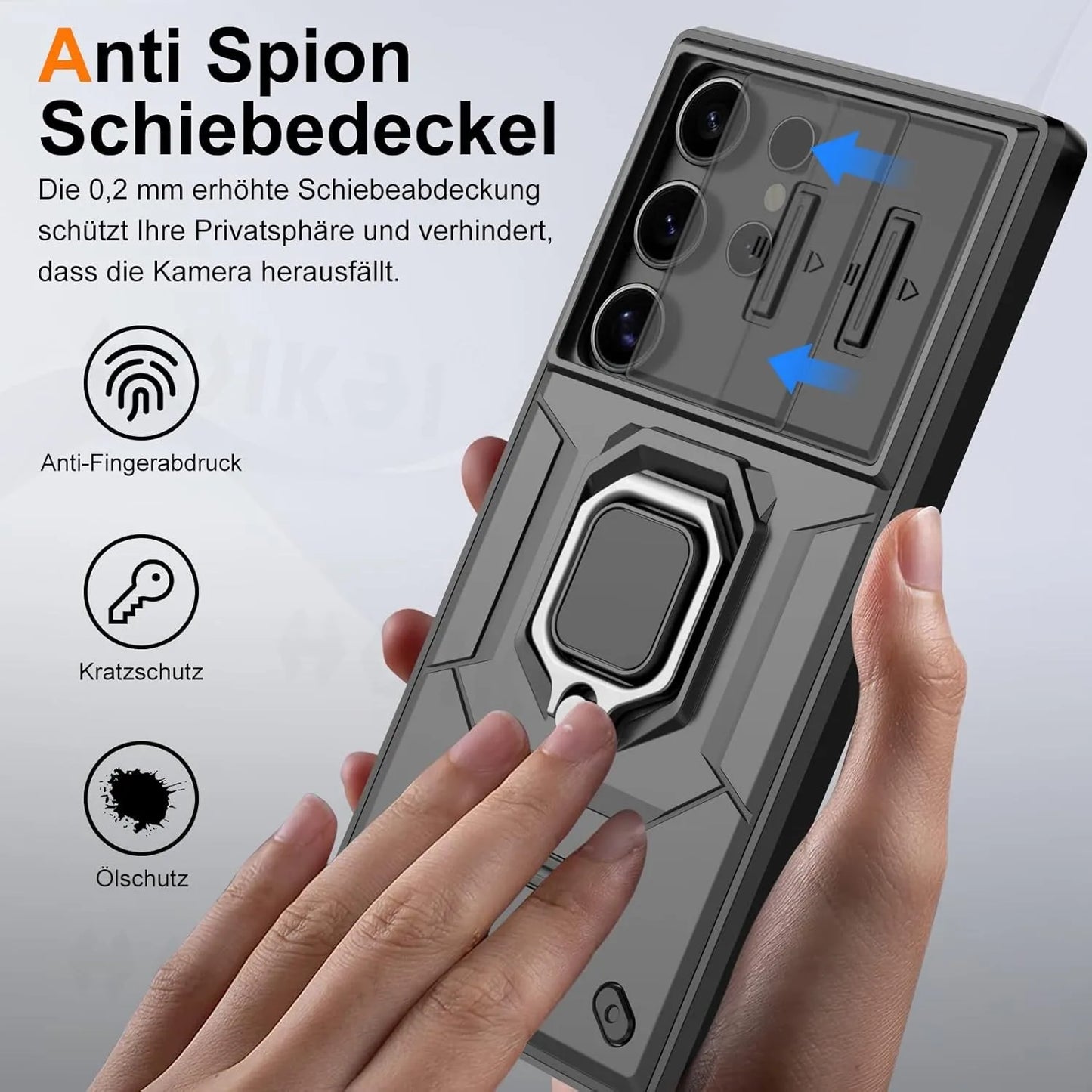 Case For Samsung Galaxy S26 Ultra Samsung S26 Plus Samsung S26 Slide Camera Case Stand Armor Antifall Protection Kickstand Cover
