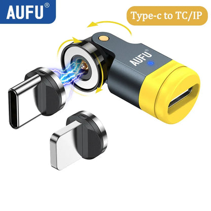 540° Magnetic USB-C Adapter Type-C Fast Charging