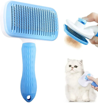 Dog Hair Remover Brush Cat Dog Hair Grooming And Care Comb For Long Hair Dog Pet Removes Hairs Cleaning Bath Brush Dog Supplies - Urbizia