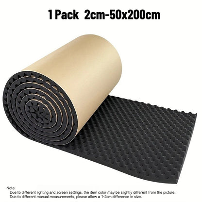 High-Density Self Adhesive Soundproofing Insulation Cotton Thickness Black Panels for Walls Soundproofing Insulation for Car