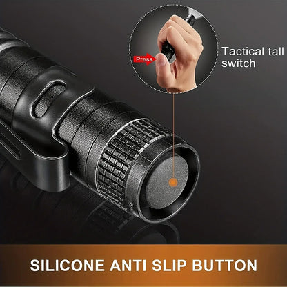 UV Flashlight 395nm Ultraviolet Torch With Pen Clip Portable AAA Batteries Used Violet Light Pet Urine Scorpion Detector UV Lamp - Urbizia