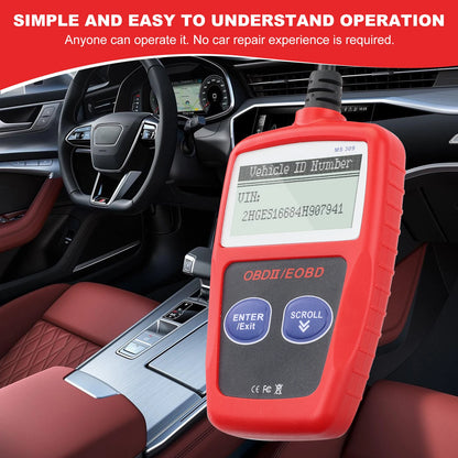 MS309 OBD2 Diagnostic Scanner Auto Car Health Check Code Reader Scanner Tool for All Cars Models with Bluetooth
