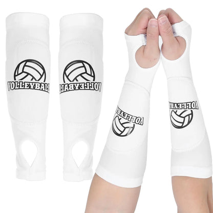Girls Volleyball Arm Sleeves, 1 Pair Padded Volleyball Passing Sleeves with Foam Protection, Volley Ball Arm Protector for Youth