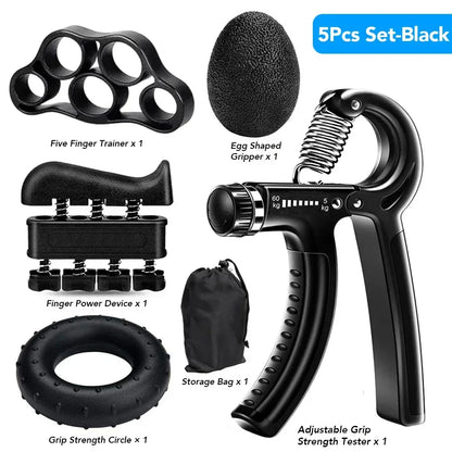 5-60Kg Adjustable Heavy Hand Gripper Fitness Hand Exerciser Grip Wrist Training Finger Gripper Hand Strengthener For Patient - Urbizia