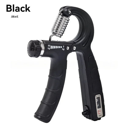 5-60kg Adjustable Hand Grip Strength Strengthener Trainer Full Set With Counter Wrist Forearm And Hand Exerciser For Muscle - Urbizia