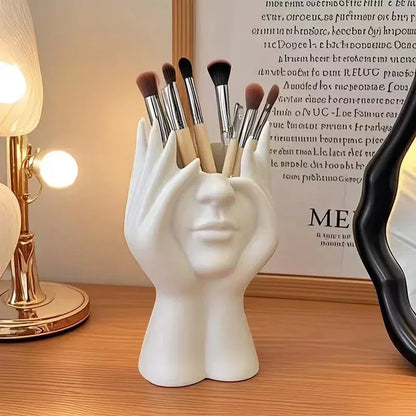 1PC Vinyl Figure Storage Holders Creative Human Body Art Styling Office Organizers Multifunctional Makeup Brush Holder - Urbizia