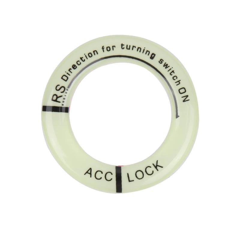 Night Luminous Car Ignition Key Ring Sticker