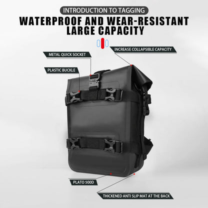 1/2PC Motorcycle Bumper Bag For BMW R1200GS R1250GS ADV For HONDA NC750X CB500X Waterproof Crash Bars Bag Bumper Repair Tool Bag
