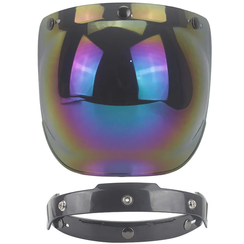 ORZ Retro Motorcycle Bubble Visor Glasses