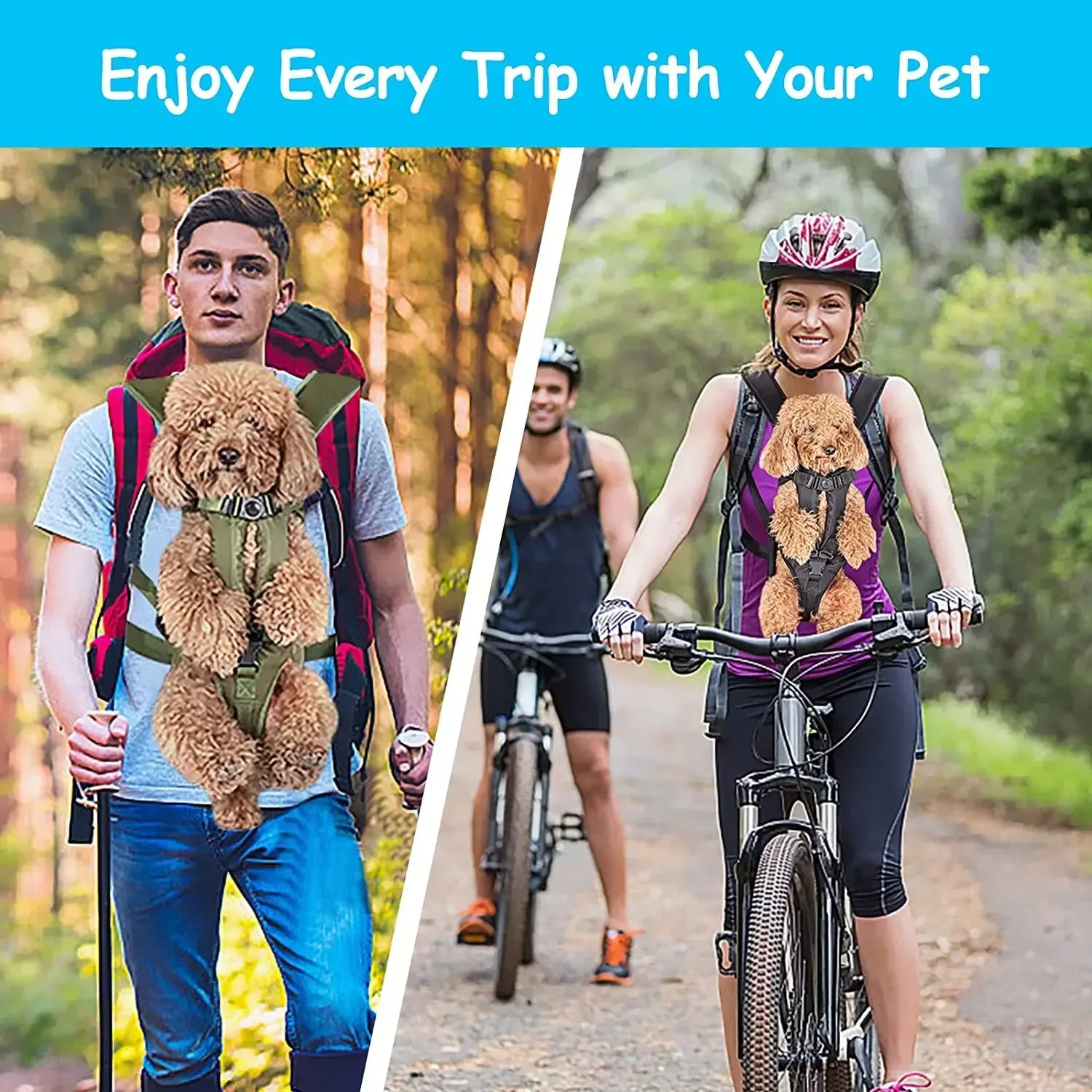 Pet Dog Carrier Bag Breathable Backpack For Dogs Cats Out Double Shoulder Portable Travel Backpack Outdoor Dog Cat Carrier Bag - Urbizia